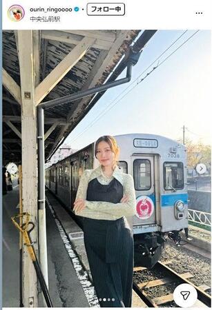 王林インスタグラム＠ｏｕｒｉｎ＿ｒｉｎｇｏｏｏｏ 