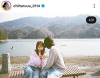 夫婦で。新山千春のインスタグラム＠ｃｈｉｈａｒｕｕｕ＿０１１４より