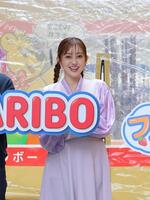 「ＨＡＲＩＢＯきらきらフルーツフェス」オープニングイベントに出席した菊地亜美