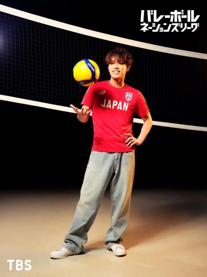 「バレーボールネーションズリーグ応援サポーター」に就任した原嘉孝