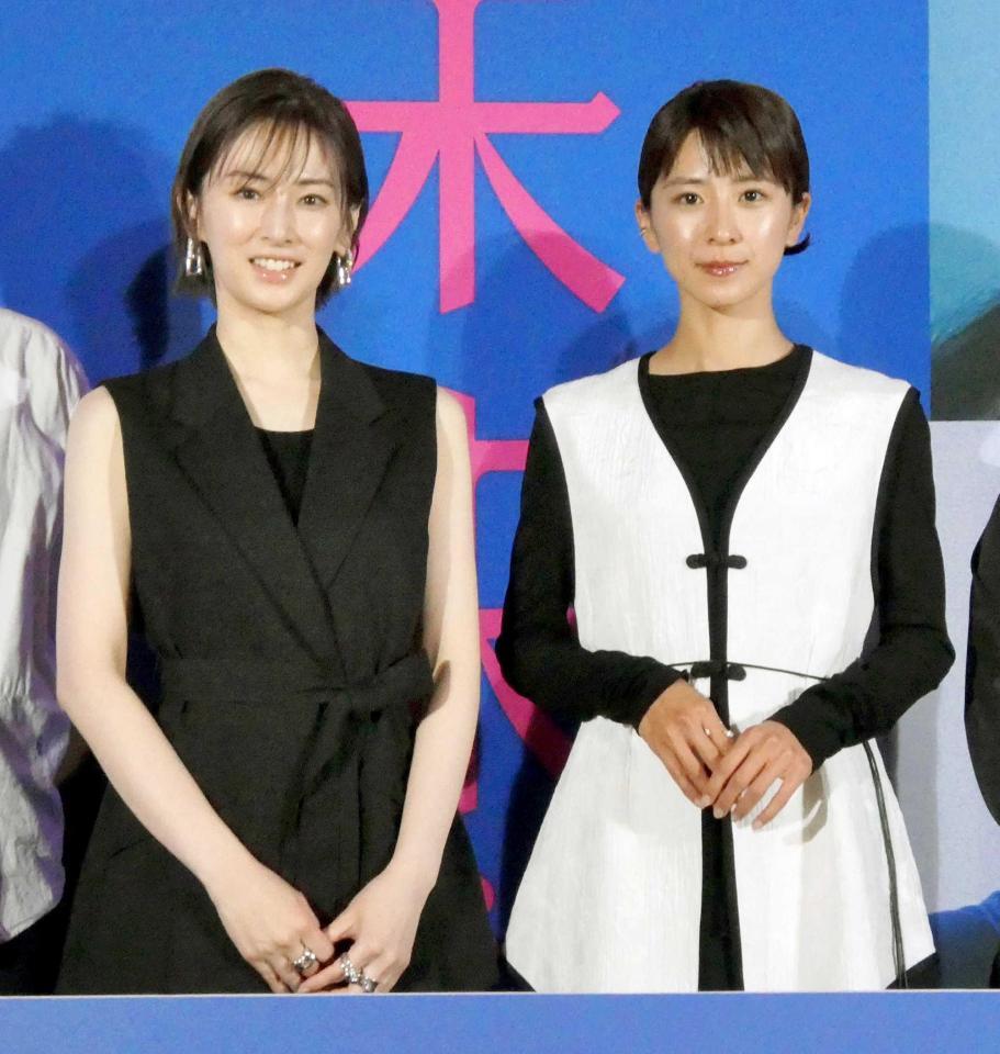 イベントに出席した（左から）北川景子、黒島結菜