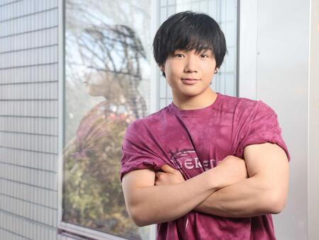 引き締まったボディーが魅力的な寺田心（２６年３月撮影）