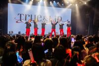 初のワンマンライブを行ったとぅるりぷの（左から）はりま、まひろまる。、そあら、パルオ、ものくろ、つきしろやしろ。＝池袋・ｈａｒｅｖｕｔａｉ