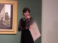 アンドリュー・ワイエス展の音声ナビゲーターを務める吉瀬美智子