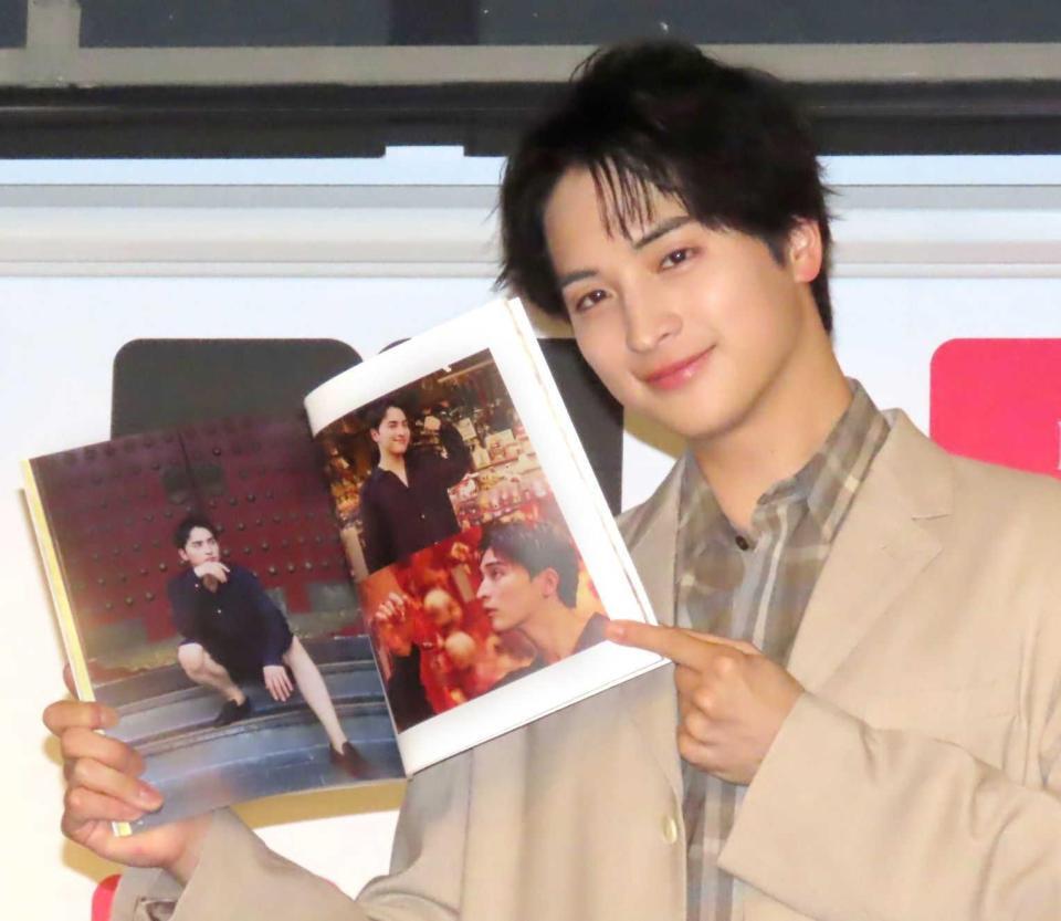 書籍「一ノ瀬颯『いちのせかい』」の発売記念イベントを行った一ノ瀬颯