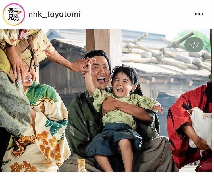 ＮＨＫ大河「豊臣兄弟！」インスタグラム（ｎｈｋ＿ｔｏｙｏｔｏｍｉ）より