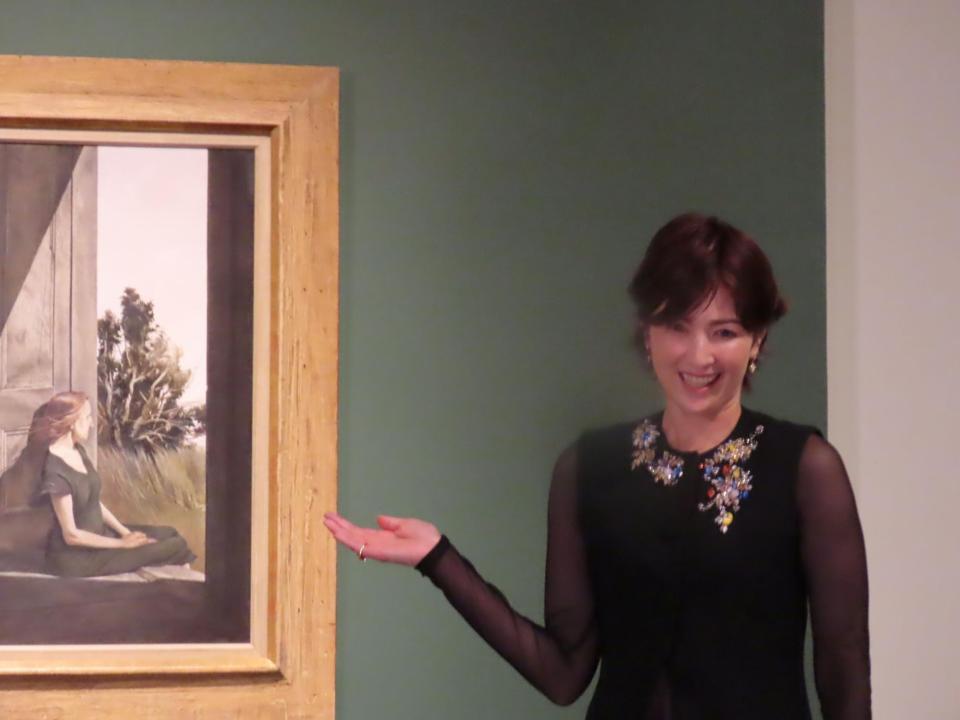 アンドリュー・ワイエス展の音声ナビゲーターを務める吉瀬美智子