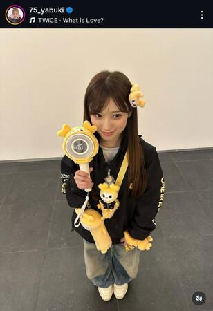 矢吹奈子インスタグラム＠７５＿ｙａｂｕｋｉから