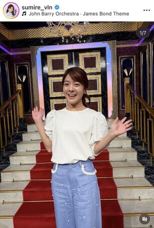 廣津留すみれ氏のインスタグラム＠ｓｕｍｉｒｅ＿ｖｌｎより