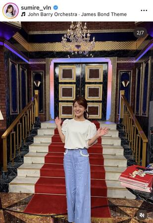 廣津留すみれ氏のインスタグラム＠ｓｕｍｉｒｅ＿ｖｌｎより