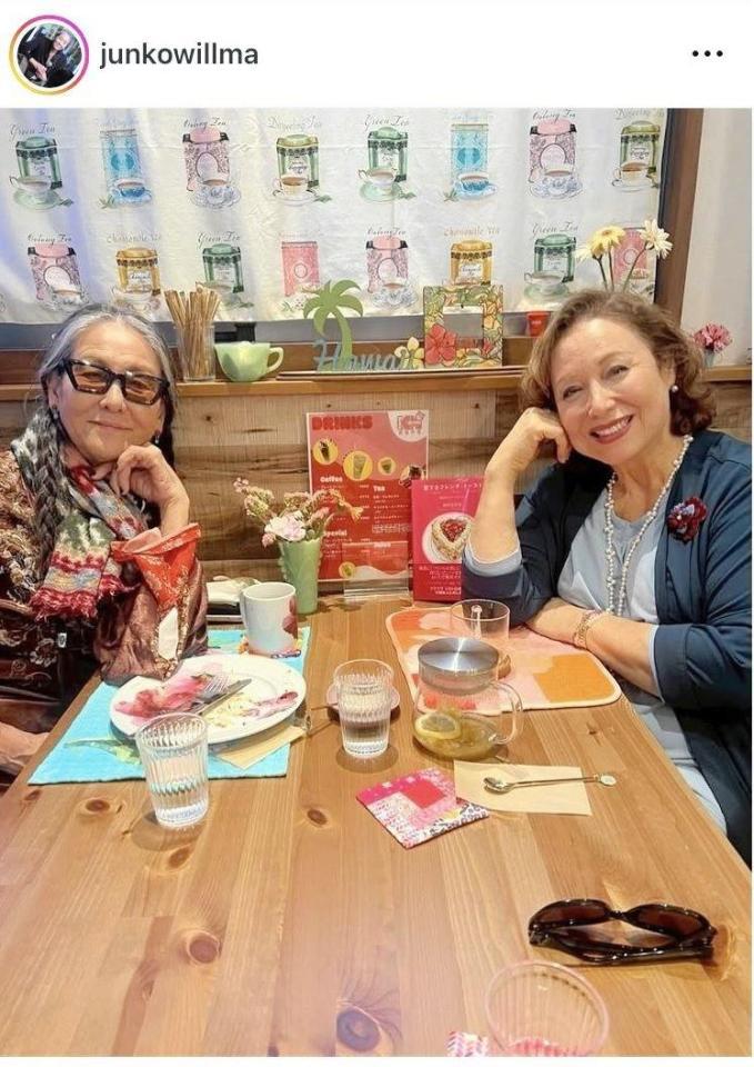 浅野順子のインスタグラム（ｊｕｎｋｏｗｉｌｌｍａ）より