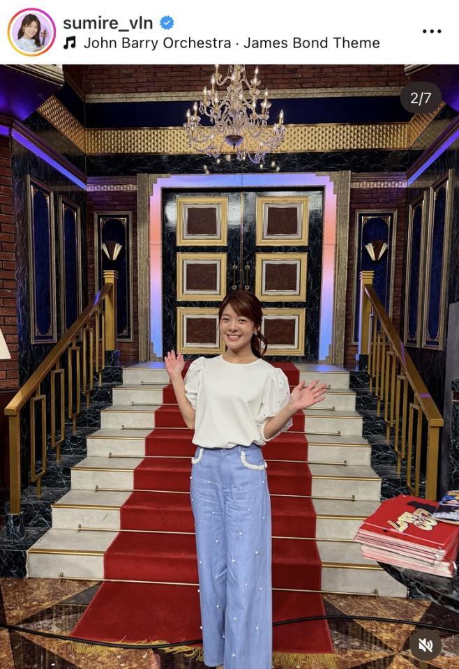 廣津留すみれ氏のインスタグラム＠ｓｕｍｉｒｅ＿ｖｌｎより