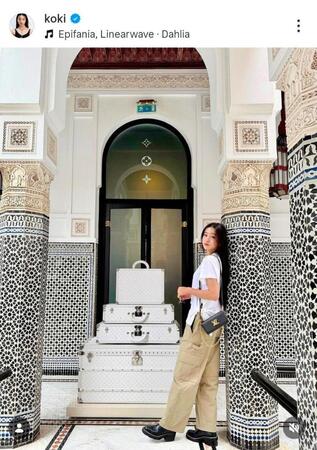 Ｋｏｋｉ，のインスタグラム＠ｋｏｋｉ（４月２９日付）より