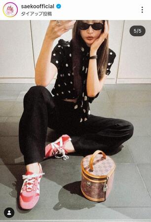 紗栄子のインスタグラム＠ｓａｅｋｏｏｆｆｉｃｉａｌより 