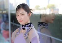 キラキラとした瞳に引き込まれる井頭愛海（撮影・吉澤敬太）