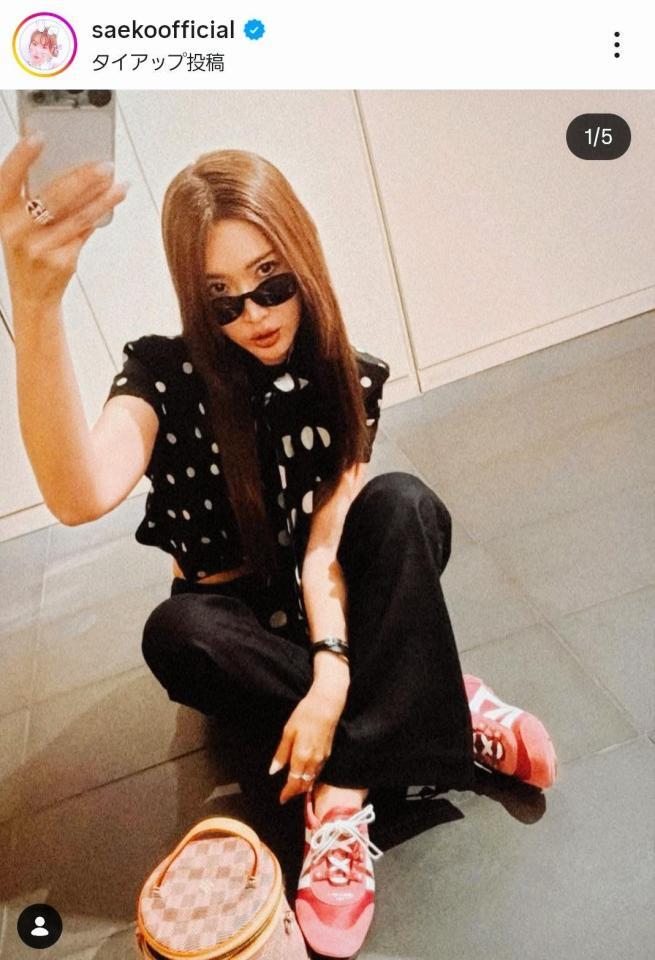 紗栄子のインスタグラム＠ｓａｅｋｏｏｆｆｉｃｉａｌより 