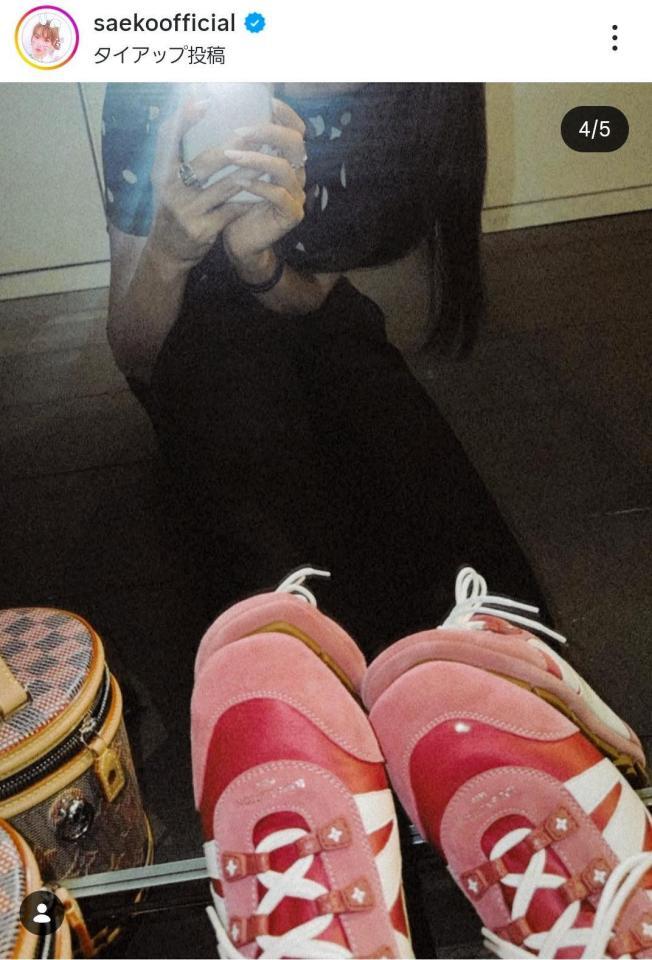 紗栄子のインスタグラム＠ｓａｅｋｏｏｆｆｉｃｉａｌより 