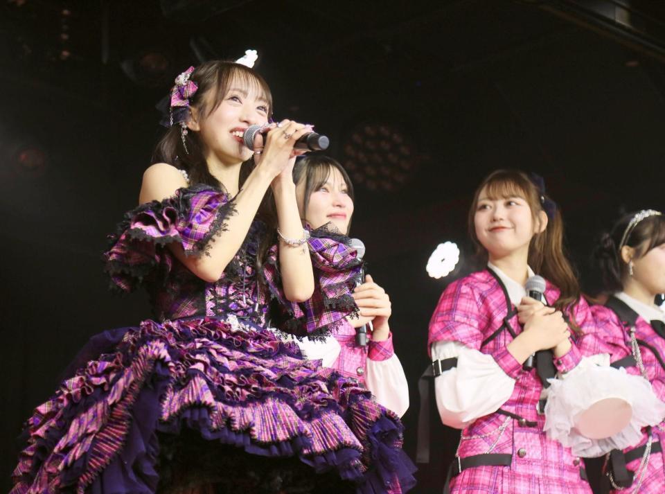 卒業公演を行った向井地美音ⓒＡＫＢ４８