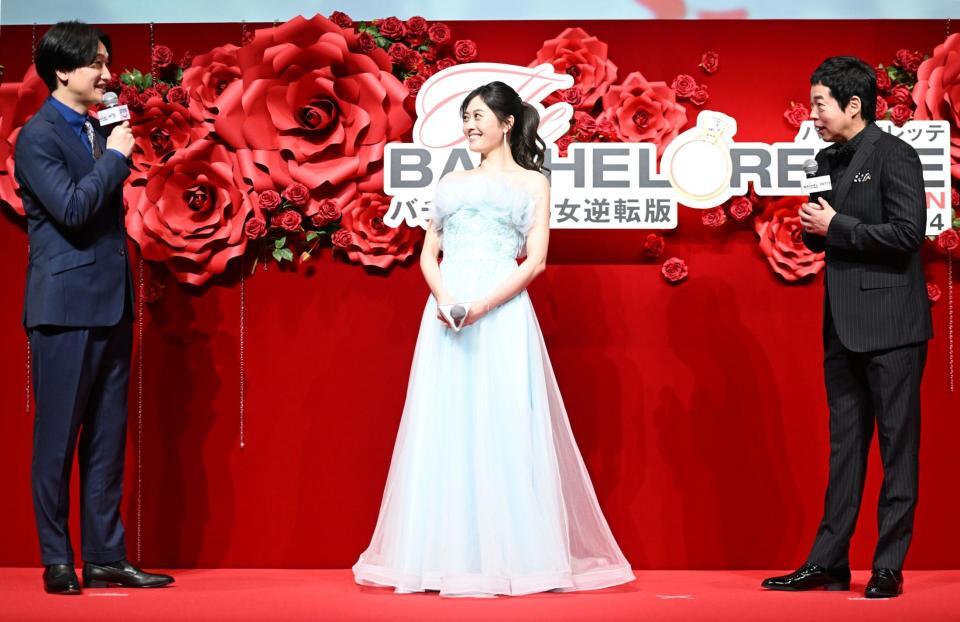 イベントでトークをする（左から）山添寛、平松里菜、今田耕司（撮影・開出牧）