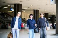 デニムルックで大阪入りしたＭｒｓ．　ＧＲＥＥＮ　ＡＰＰＬＥ　撮影：田中聖太郎写真事務所