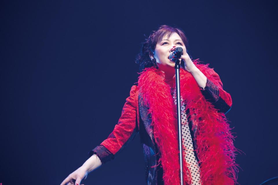 デビュー４０周年記念ツアーのファイナル公演を行った渡辺美里（撮影・森島興一）