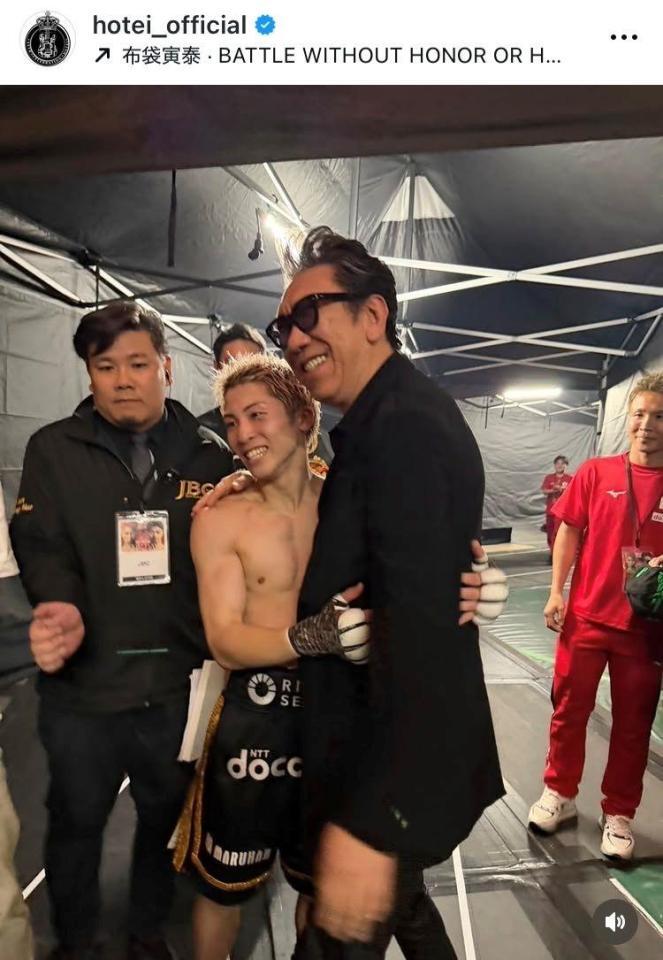 布袋寅泰インスタグラム（ｈｏｔｅｉ＿ｏｆｆｉｃｉａｌ）より