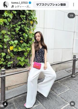 シャネルのバッグもキュート。板野友美のインスタグラム＠ｔｏｍｏ．ｉ＿０７０３（５月２日付）より