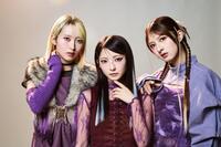 ≠ＭＥの（左から）川中子奈月心、永田詩央里、河口夏音