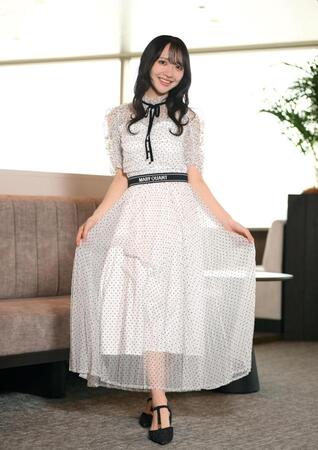 ＳＴＵ４８への思いを語った石田千穂（撮影・堀内翔）