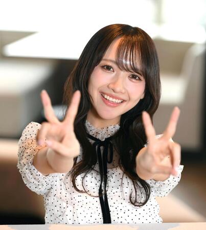 ＳＴＵ４８への思いを語った石田千穂（撮影・堀内翔）