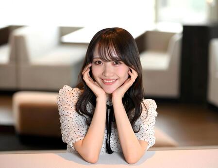 ＳＴＵ４８への思いを語った石田千穂（撮影・堀内翔）