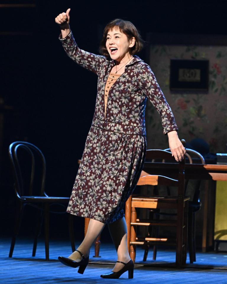 ミュージカル「ＧＹＰＳＹ」主演の大竹しのぶ（撮影・堀内翔）