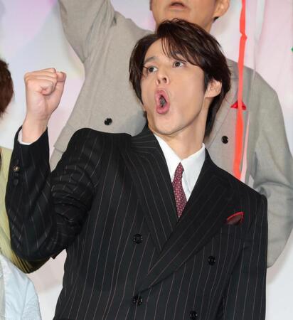大ヒットを喜ぶ宮野真守（撮影・吉澤敬太）