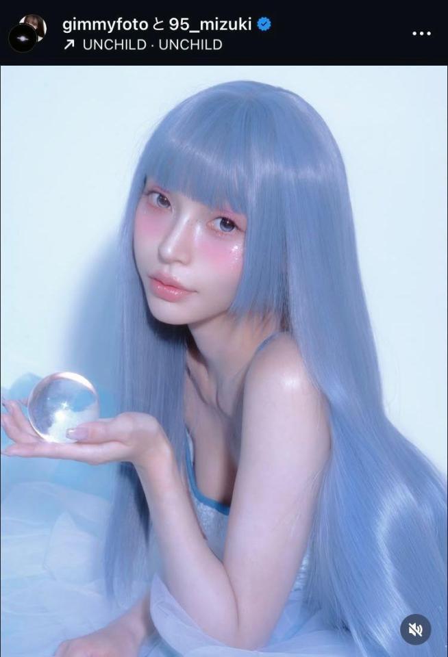 リンシャンのインスタグラム（＠９５＿ｍｉｚｕｋｉ）より