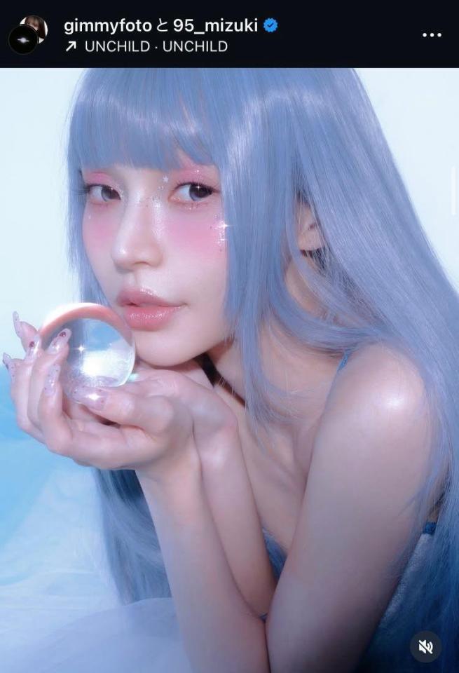 リンシャンのインスタグラム（＠９５＿ｍｉｚｕｋｉ）より