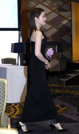 「第３４回橋田賞」受賞式に登場した小芝風花（撮影・伊藤笙子）