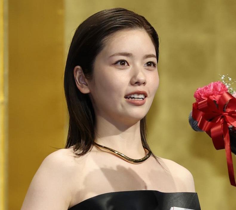 「第３４回橋田賞」受賞式に登場した小芝風花（撮影・伊藤笙子）