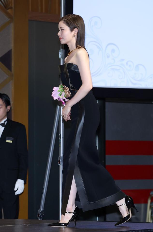 「第３４回橋田賞」受賞式に登場した小芝風花（撮影・伊藤笙子）