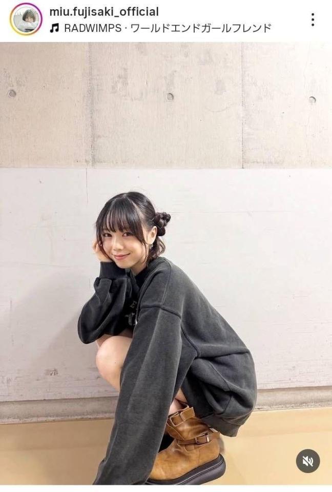 藤咲碧羽インスタグラム＠ｍｉｕ．ｆｕｊｉｓａｋｉ＿ｏｆｆｉｃｉａｌから