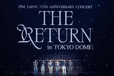 （左から）ＷＯＯＹＯＵＮＧ、ＪＵＮＨＯ、ＣＨＡＮＳＵＮＧ、ＪＵＮ．Ｋ、ＮＩＣＨＫＨＵＮ、ＴＡＥＣＹＥＯＮ（撮影：田中聖太郎写真事務所）