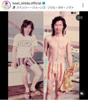 父・石田純一の誕生日に２０歳の時の写真を公開。１月１４日付のいしだ壱成のインスタグラム＠ｉｓｓｅｉ＿ｉｓｈｉｄａ．ｏｆｆｉｃｉａｌより