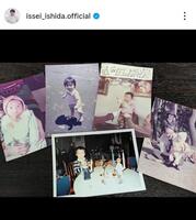 父・石田から送られてきた幼少期の写真。いしだ壱成のインスタグラム＠ｉｓｓｅｉ＿ｉｓｈｉｄａ．ｏｆｆｉｃｉａｌ（２４年７月８日付）より