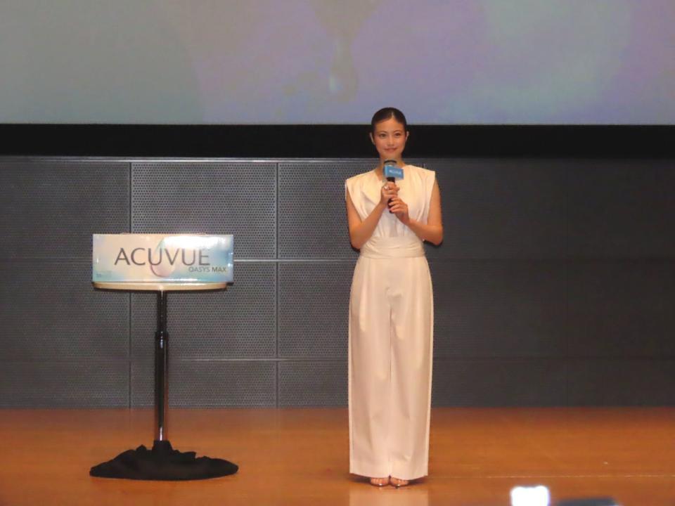 新ブランドキャンペーン発表会に出席した今田美桜