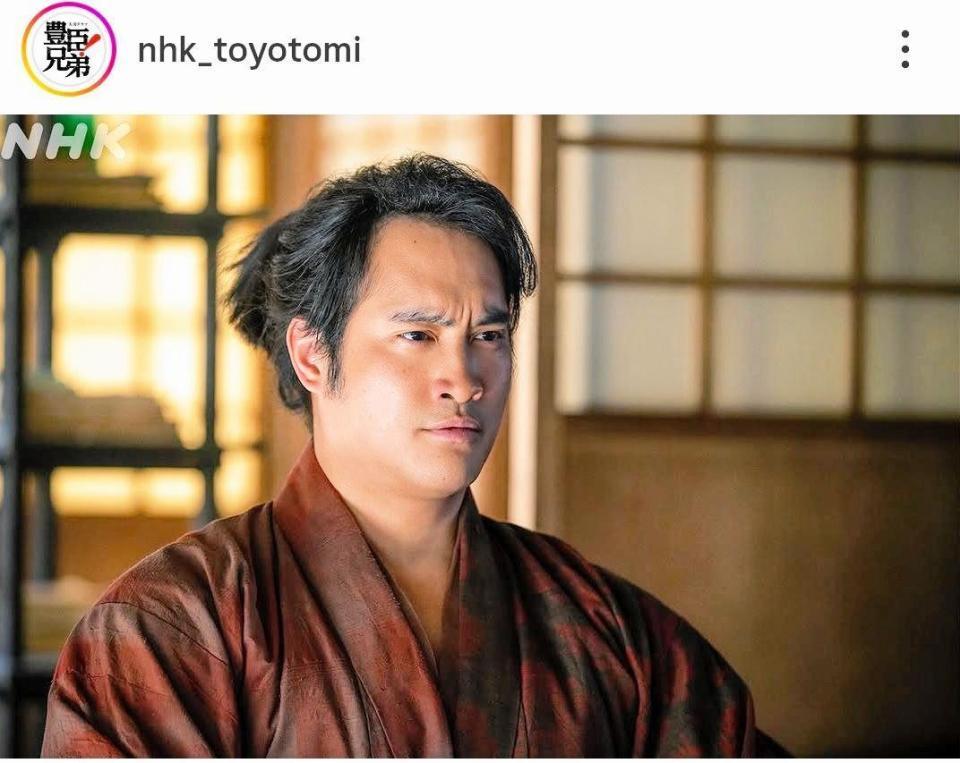 藤堂高虎。「豊臣兄弟！」公式インスタグラム＠ｎｈｋ＿ｔｏｙｏｔｏｍｉより 