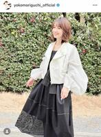 森口瑶子のインスタグラム＠ｙｏｋｏｍｏｒｉｇｕｃｈｉ＿ｏｆｆｉｃｉａｌ（２５年３月１３日付）より 