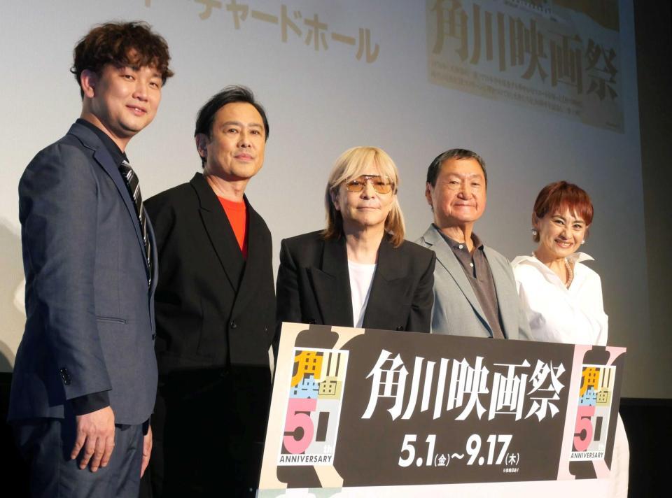 　（左から）藤井空、野村宏伸、小室哲哉、南佳孝、マリーン