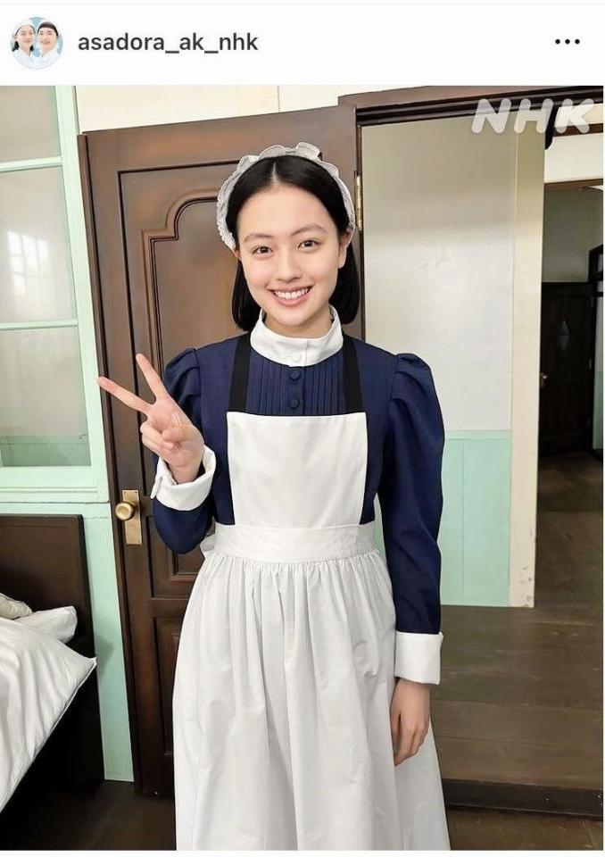 ＮＨＫ連続テレビ小説「風、薫る」インスタグラム（ａｓａｄｏｒａ＿ａｋ＿ｎｈｋ）より