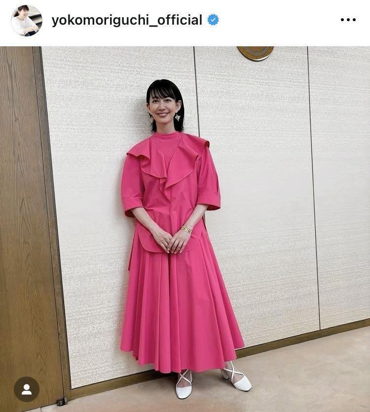 森口瑶子のインスタグラム＠ｙｏｋｏｍｏｒｉｇｕｃｈｉ＿ｏｆｆｉｃｉａｌ（５月１０日付）より