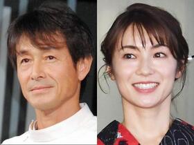 吉田栄作（左）と内山理名
