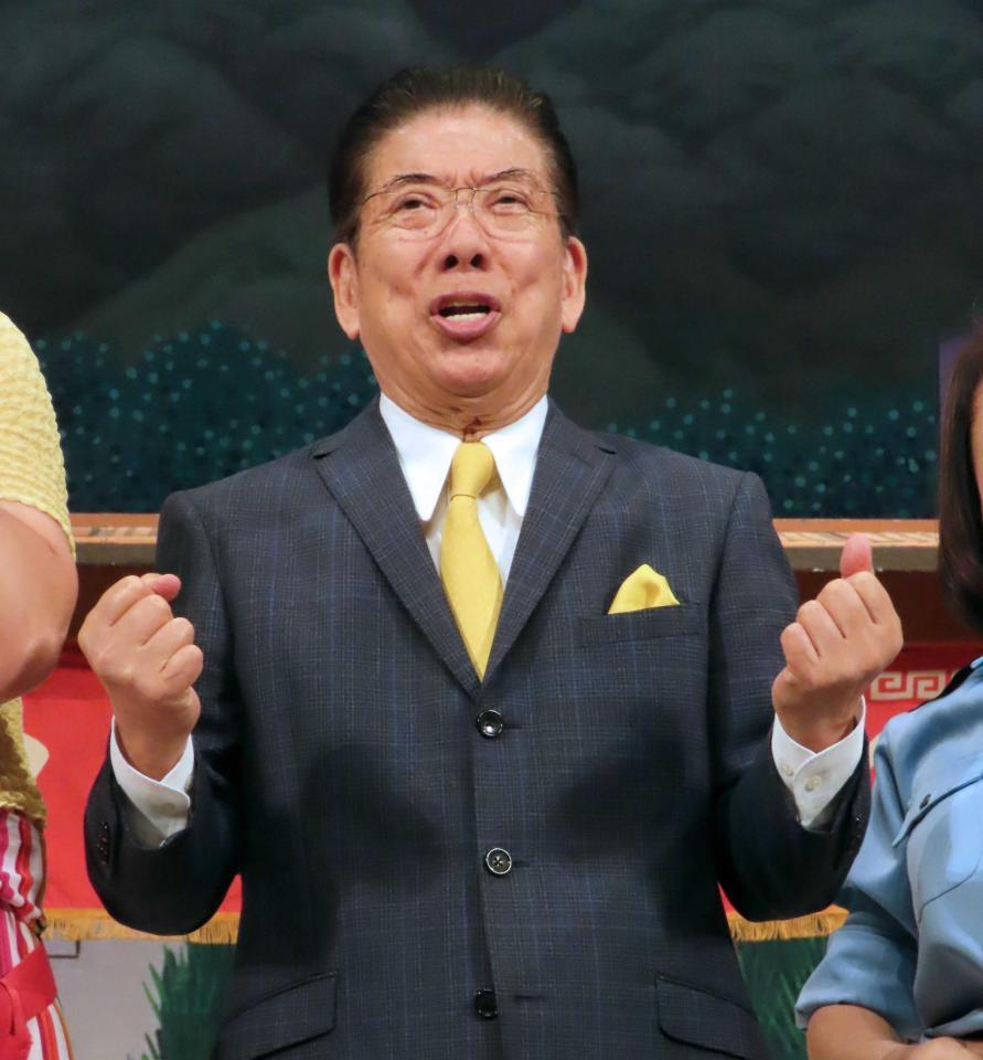 初日公演に登場した西川きよし